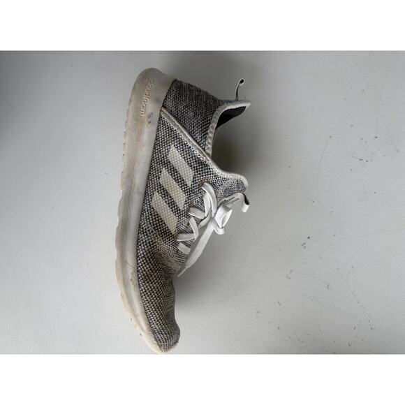 Adidas Cloudfoam Pure Womens Size 8.5 Gray White Athletic Running Shoes Sneakers - Picture 6 of 7